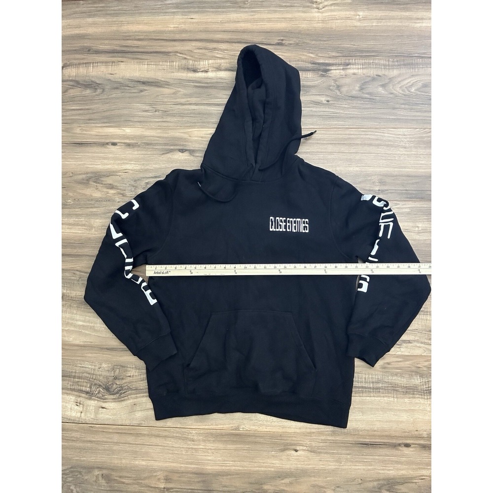 H&M Men's Relaxed‎ Fit Pullover Hoodie Sweater Size M (close Enemies)